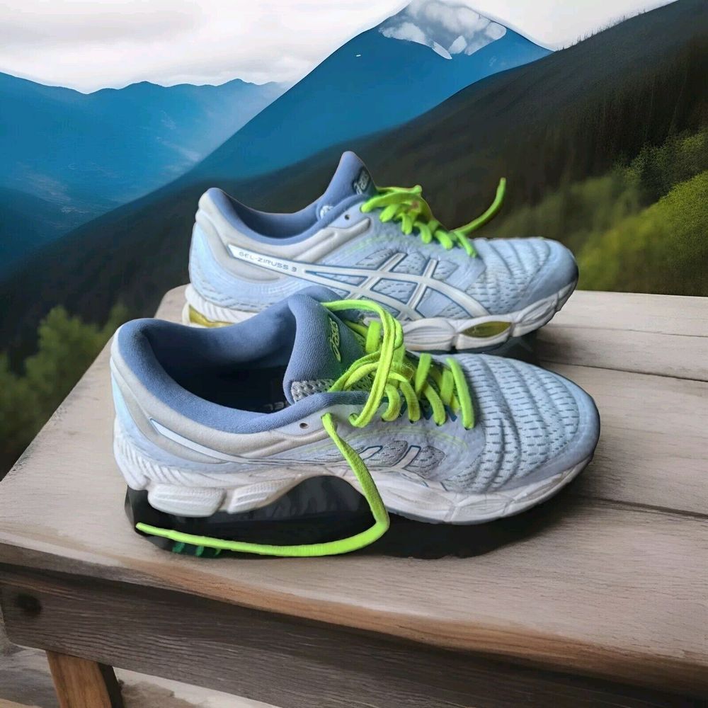 Asics Womens Gel-Ziruss 3 MX 1012A722 Size‎ 8 Running Shoe Soft Sky Blue / White